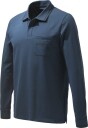 Beretta Men's Airmesh Polo Long Sleeve Blå S Man