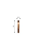 Louis Poulsen - Flindt Garden Short LED 2700K m/anker Corten