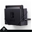 Nintendo Switch dock wall mount by FLOATING GRIP® Black