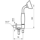 Tapwell Box300/300 Classic Hånddusj Krom (TA-9418341)