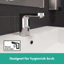 Hansgrohe Vernis Berøringsfri batt. 6V, uten temperaturregulering, Krom