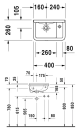 Duravit Starck 3 Servant 400x260, 1 blanderhull