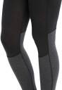 Icebreaker Women's 125 Zoneknit™ Leggings M, Black/Jet Heather/Cb