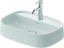 Duravit Zencha Toppmontert Servant 550x390 mm, 1 bl.hull, u/o.l, Hvit Matt