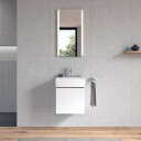 Duravit Vero Air Vaskeservant med overløp og et blandebatterihull 450 x 350 mm