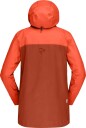 Norr?na Women's Svalbard Cotton Jacket S, Orange Alert/Rooibos Tea