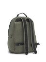 Kipling Seoul stor ryggsekk med PC lomme Green Moss