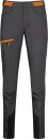 Bergans Of Norway Cecilie Mountain Softshell Pants Dame Solid Dark Grey/Cloudberry Yellow S