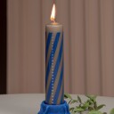 Mette Ditmer TWENTYFOUR Christmas candle Cobalt