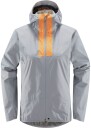 Haglöfs Women's L.I.M Proof Jacket L, Concrete/Soft Orange