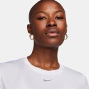 Nike Dri-FIT One Classic SS Top Dame White/Black XL