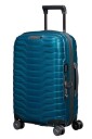 Samsonite PROXIS Utvidbar Smal kabinkoffert 35 cm bredde 4 hjul Petrol Blue