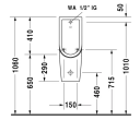 Duravit Starck 3 Urinal Hvit