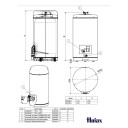 Høiax CONNECTED 200 Ø585x1191 mm, 2000 W