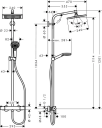 Hansgrohe Crometta E 240 1jet 240x240 mm, Krom