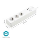 Grenuttak SmartLife med Wi-Fi - 3 x Jordet og 4 x USB 16A - 3680 watt - 1,8 meter - Nedis - Alexa