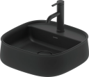 Duravit Zencha Toppmontert Servant 420x420 mm, u/o.l, Antrasitt Matt