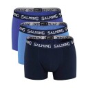 Salming Men's Abisko Boxer 3-pack S , Blue/Light Blue/Navy