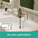 Hansgrohe Vernis Berøringsfri batt. 6V, uten temperaturregulering, Krom