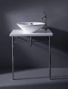 Duravit Starck 1 Toppmontert servant Ø530, med overløp, WonderGliss