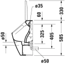 Duravit ME Starck Urinal Hvit