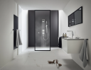 hansgrohe Pulsify Select S Dusjsett 105 Ø105, 3jet, m/dusjstang 90 cm, Hvit Matt