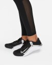 Nike Pro Mid-Rise Mesh-Panelled Tights Dame Black/White M