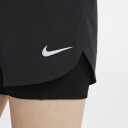 Nike Eclipse 2-In-1 Running Shorts Dame Black/Reflective Silver L