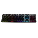 DENVER GKK-330 NORDIC - Gamingtastatur - Nordisk - Svart