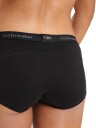 Icebreaker 200 Oasis Boy Shorts Dame Black M