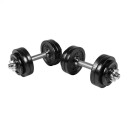 Gorilla Sports Hantlar IRON Black Gjutjärn - 2x15kg