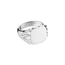 Jane Kønig Drippy Signet Ring - Silver