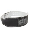 Gorilla Wear Leather Padded Belt 10cm Black/Gray  - L/XL