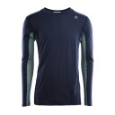 Aclima  LightWool sportshirt M´s Herre, 285 Navy Blazer / North Atlantic, S