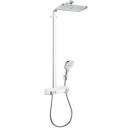 Hansgrohe Raindance Select E360 1jet 360x190 mm, Hvit/Krom