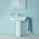 Duravit Happy D.2 Vegghengt Servant 600x475 mm, 1 blanderhull, Wondergliss