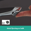 Hansgrohe Talis E servantbatteri 110 Med bunnventil, Krom