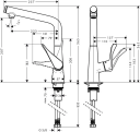 Hansgrohe Metris Select 320 Krom