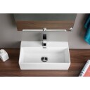 Lavabo Boxo 1080 Slim servant, 50x30 cm hvit