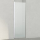 INR Iconic Nordic Rooms Dusjnisje Linc 2 Original Matt Aluminium / 67,5cm Frostet Glass