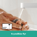 Hansgrohe Finoris 2-hulls Servantbatteri For innbygning, 22,8 cm tut, Hvit Matt