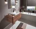 Hansgrohe Vivenis 1-greps Badekarbatt. For Innbygging, Sort Matt