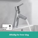 Hansgrohe Talis S servantbatteri 80 Med bunnventil, Krom