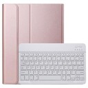 Ultra-Slim iPad Pro 11 2022/2021/2020/2018 Etui med Bluetooth-tastatur Roségull