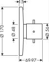 Axor Starck Termostat For innbygging, Krom