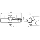 Oras Armatur Oramix Dusjbatteri Langt Grep 7267 Krom