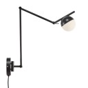 NORDLUX CONTINA TAK-/VEGGLAMPE G9 SORT