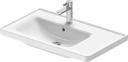 Duravit D-Neo servant, 80x48 cm, venstre, hvit