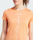 Adidas Terrex Agravic Trail Running T-Shirt Dame Amber Tint S