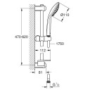 Grohe Essence 1-greps servantbatteri Uten bunnventil, Cool Sunrise